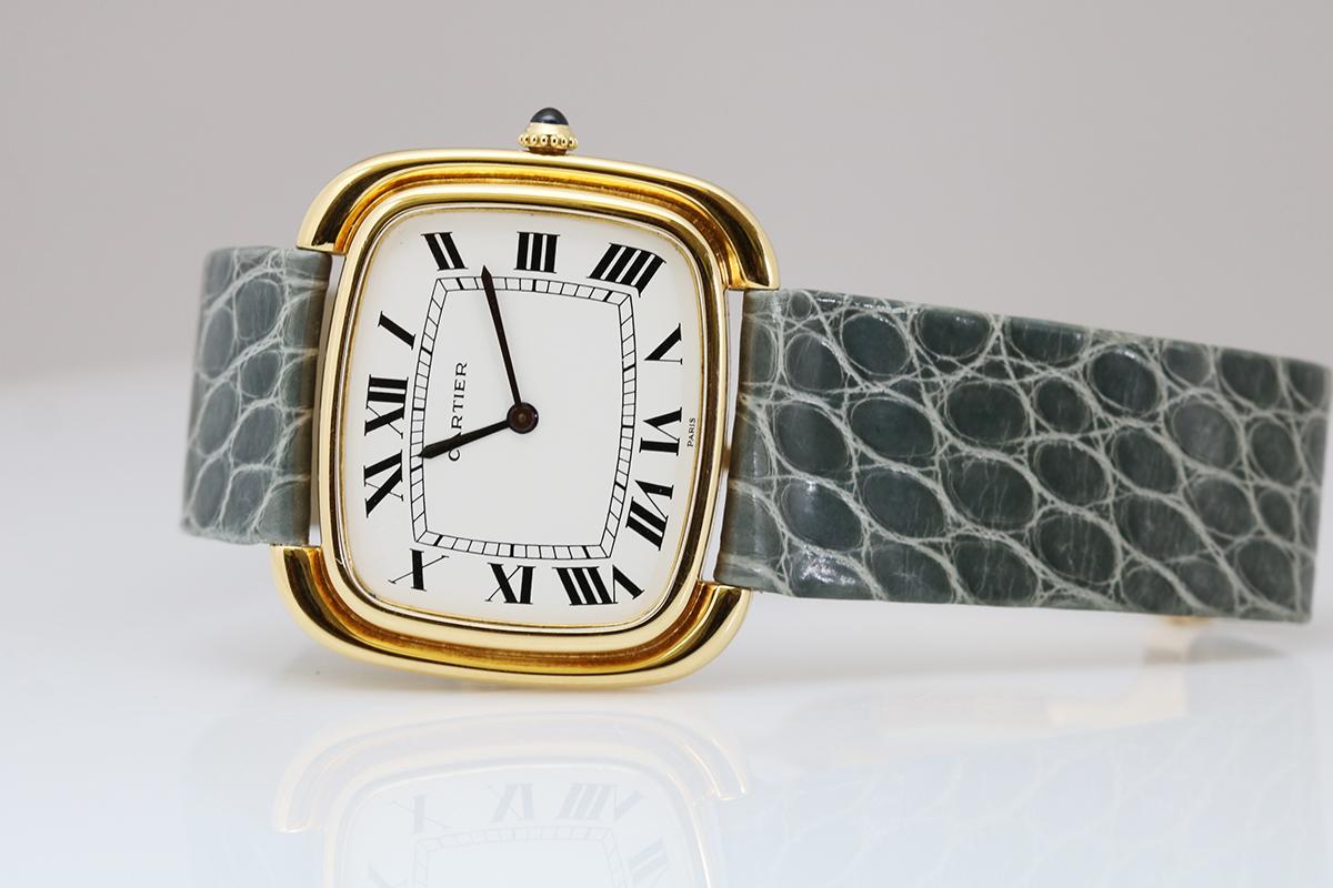 Cartier Paris 'TV Screen' in 18 Karat Gelbgold:: um 1970 3