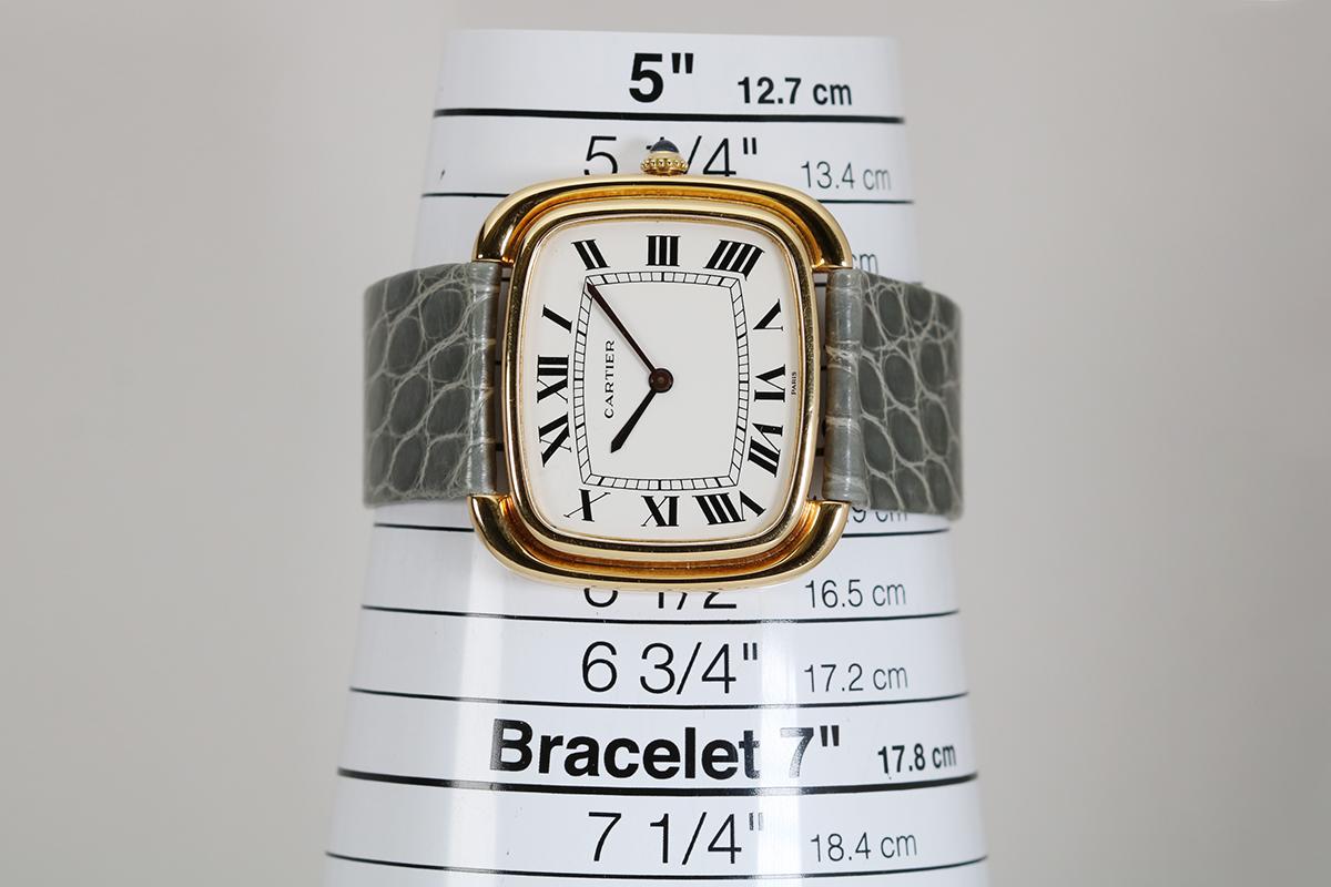 Cartier Paris 'TV Screen' in 18 Karat Gelbgold:: um 1970 5