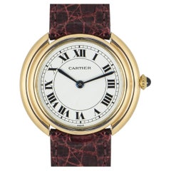 Cartier Paris Vendome Yellow Gold Watch