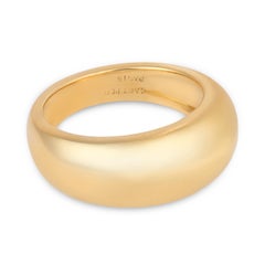 Cartier Paris vintage dome 18k yellow gold band ring