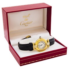 Orologio Cartier Paris vintage vermeil Colisee
