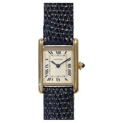 Reloj de pulsera Cartier Paris vintage Oro Amarillo Tanque Clásico