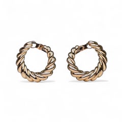 CARTIER Paris Yellow gold Earrings, circa 1980.
