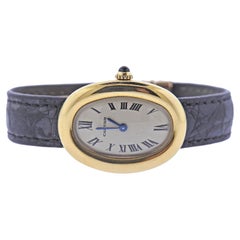 Vintage Cartier Paris Yellow Gold Lady's Classic Watch