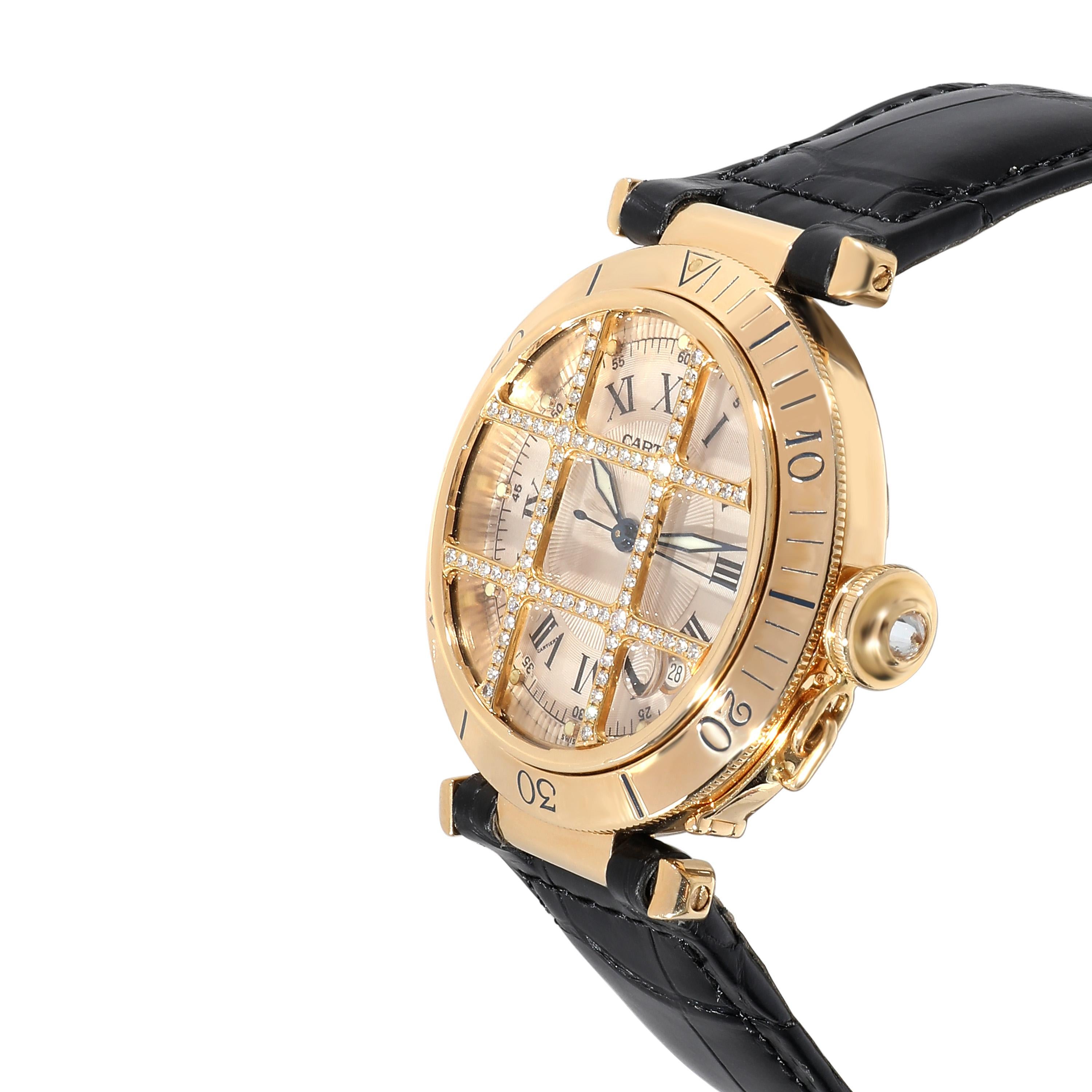 cartier gold pasha watch