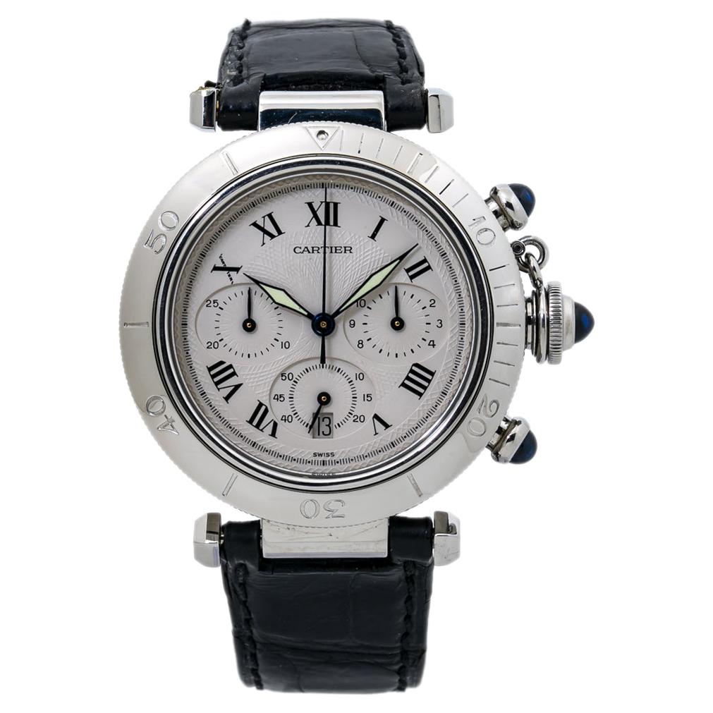 Cartier Pasha 1050 Chronograph Quartz Stainless Steel Unisex Watch