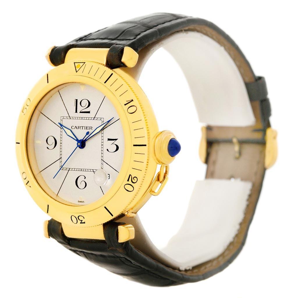 Cartier Pasha 18 Karat Yellow Gold Automatic Men’s Watch 5