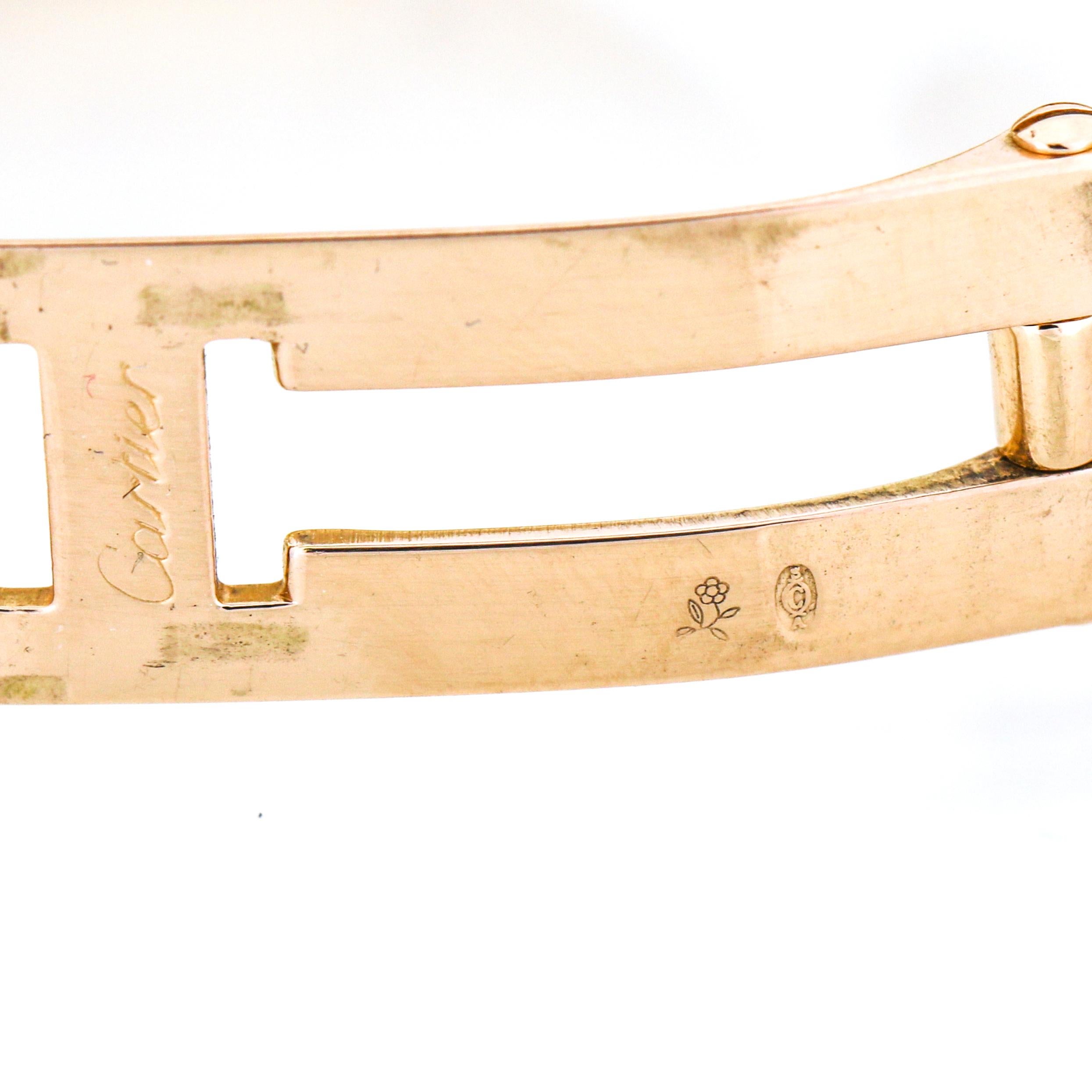 Cartier Pasha 18 Karat Yellow Gold Automatic Watch For Sale 4