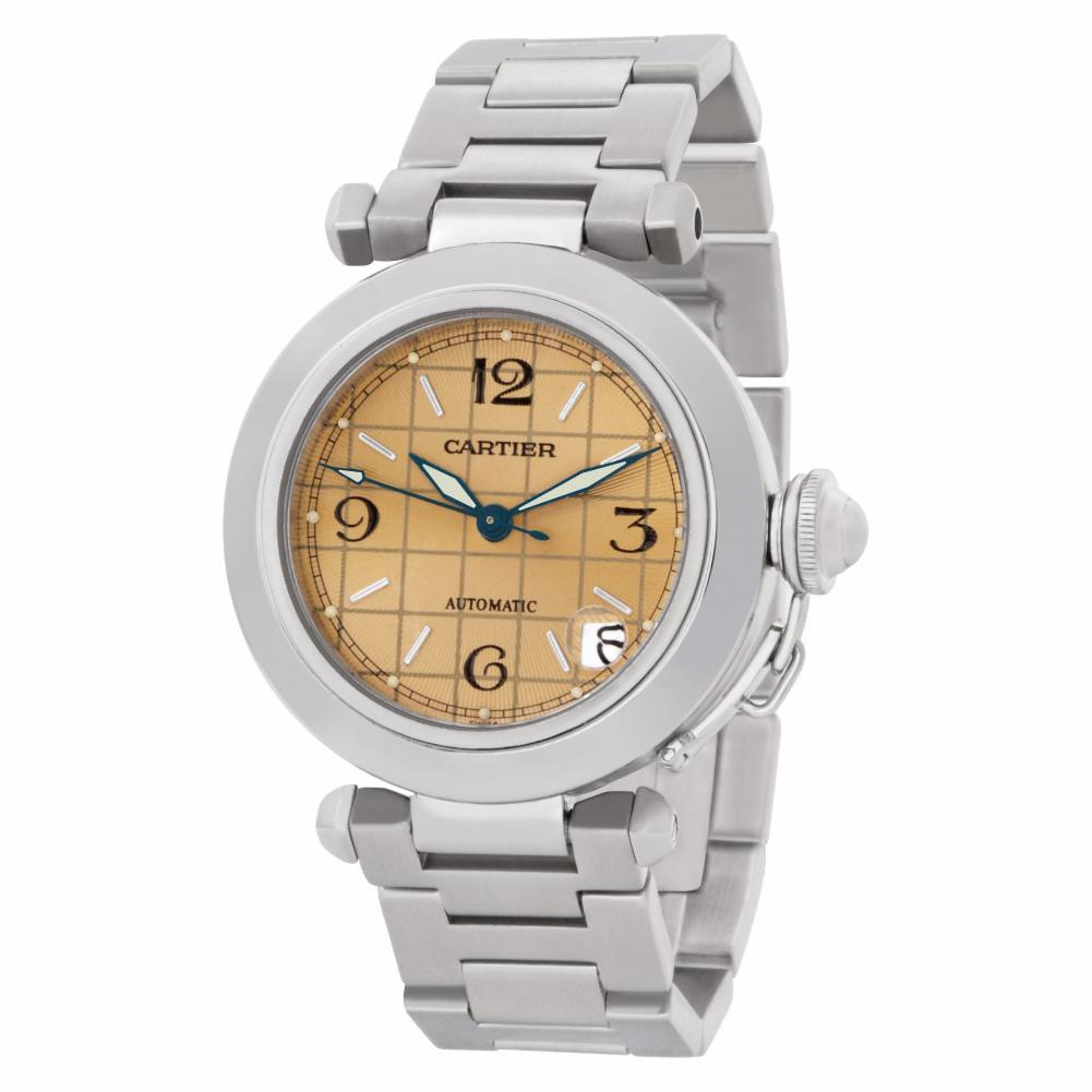 cartier pasha salmon dial