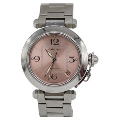 Cartier Pasha 2324 – Pink Dial – Automatic – 35mm – Steel – With Box