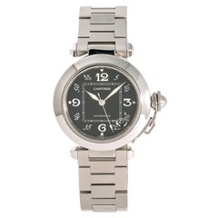 Cartier Pasha 2324 W31024M7 Men’s Automatic Watch with Papers SS