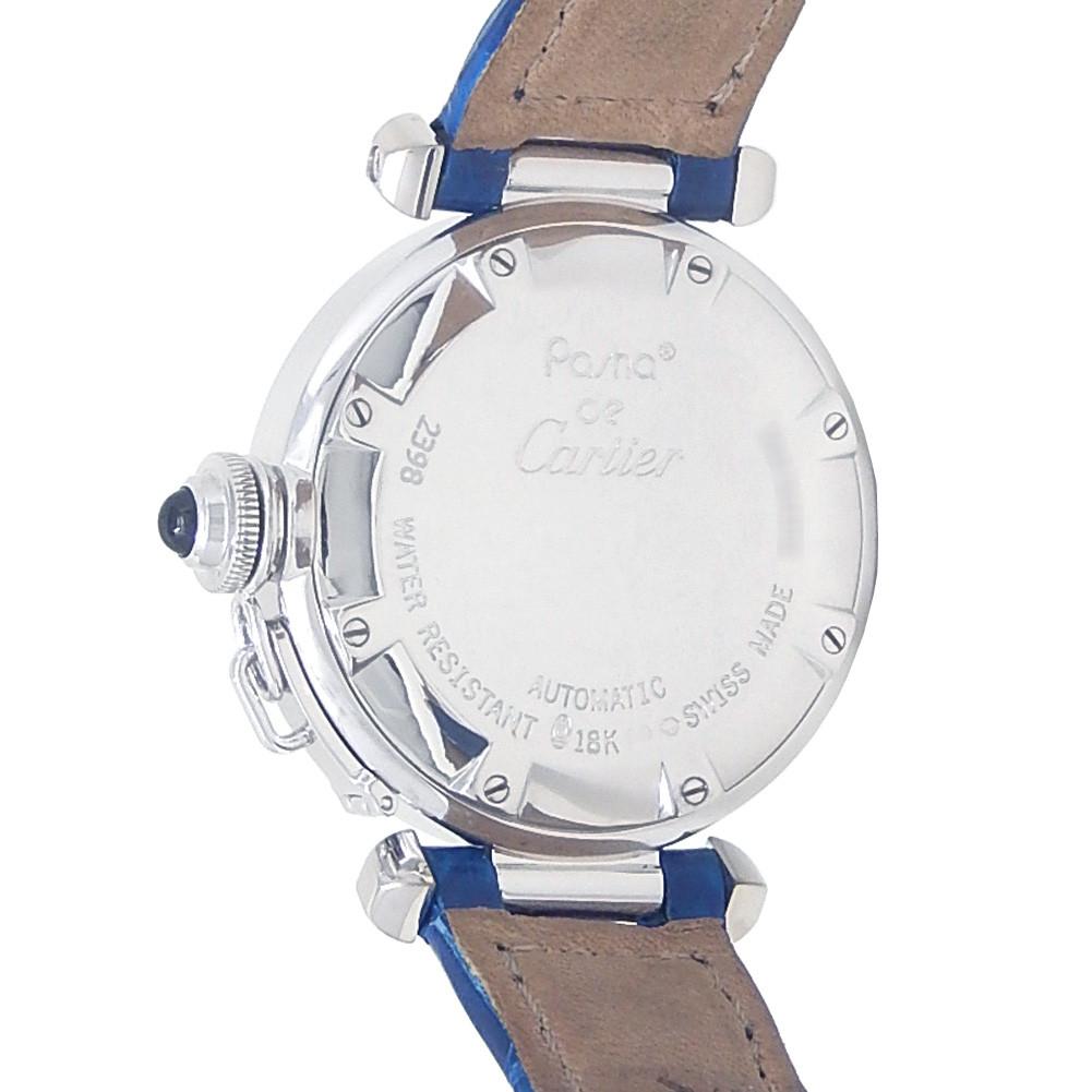 Contemporary Cartier Pasha 2398, Silver Dial, Certified and Warranty