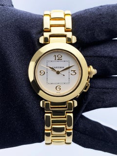 Cartier Pasha 2399 18K Yellow Gold Ladies Watch