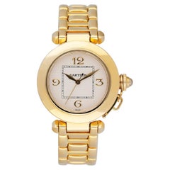 Cartier Pasha 2399 18K Yellow Gold Ladies Watch