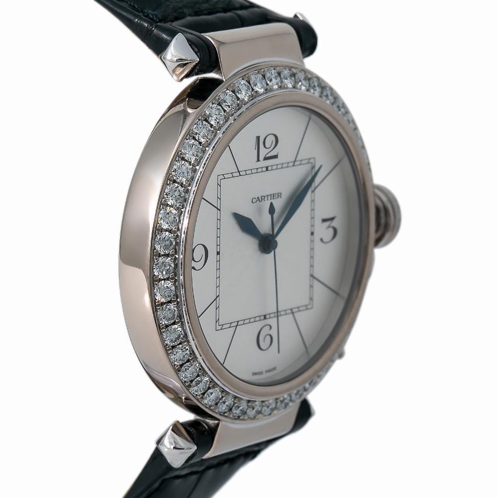 Cartier Pasha 2765 WJ120251, Silver Dial, Certified and Warranty In Good Condition In Miami, FL