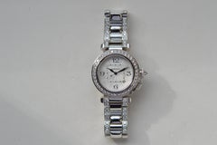 Cartier Pasha 18k White Gold Diamond Bezel and link Unworn Full Set