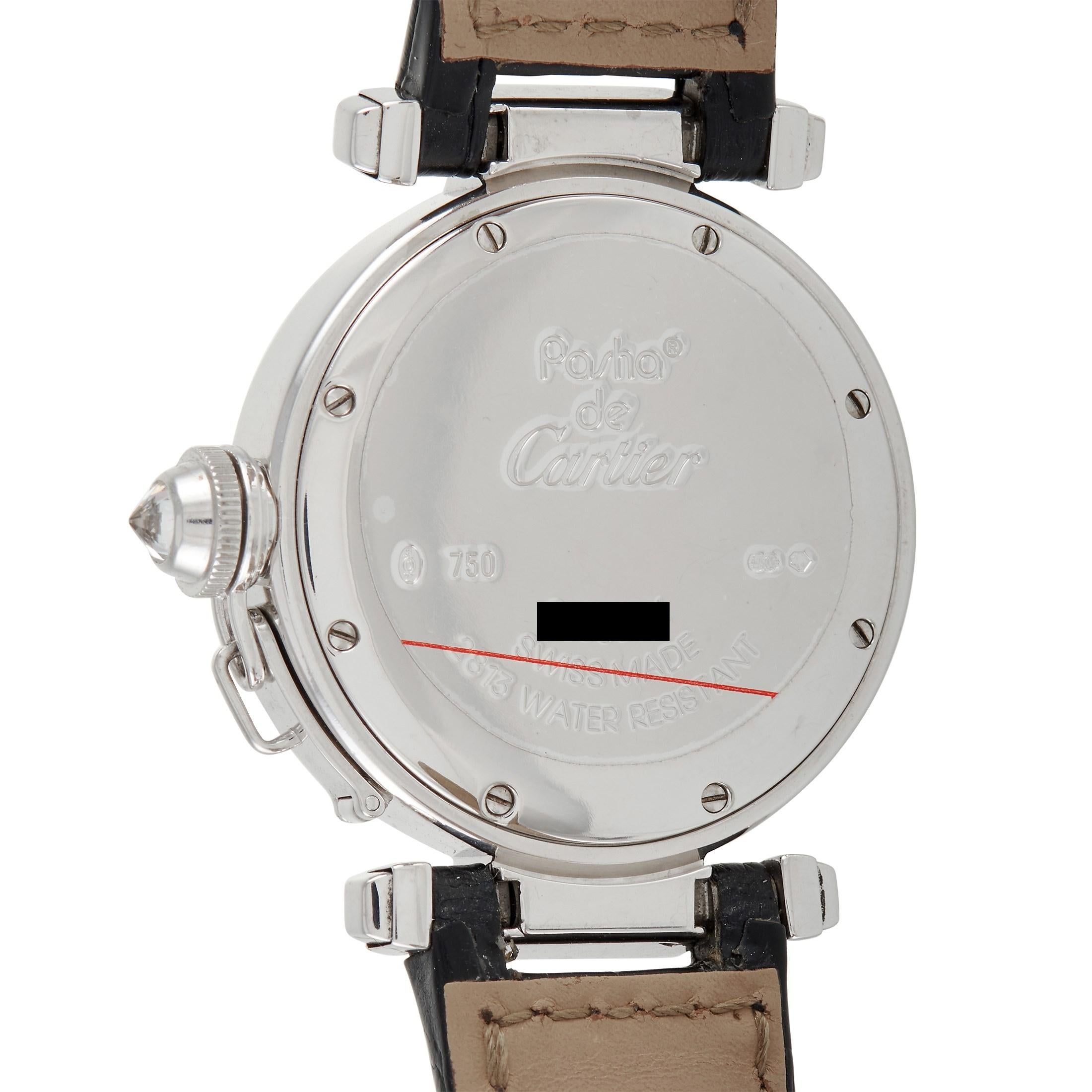 cartier pasha diamond watch