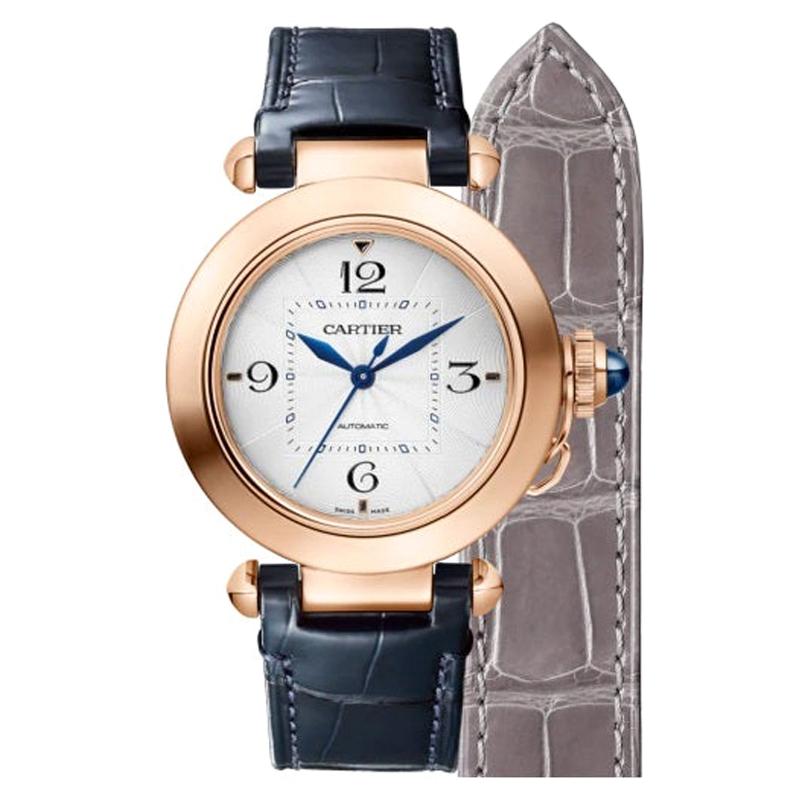 Cartier Pasha Automatic Pink Gold Watch WGPA0014