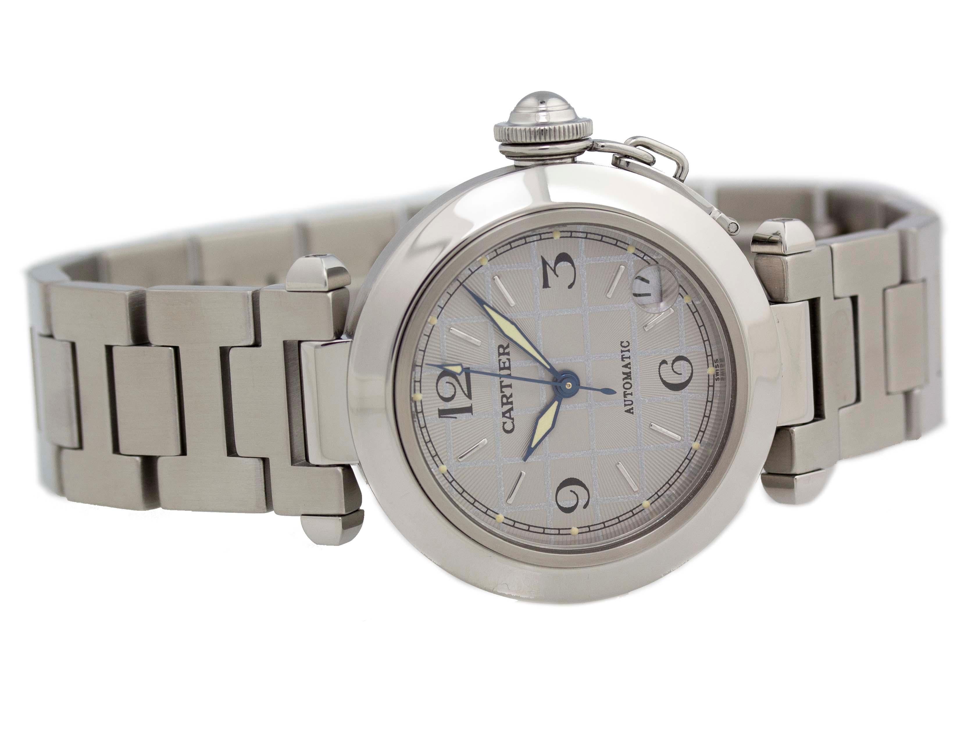 Cartier Pasha W31023M7 In Excellent Condition For Sale In Willow Grove, PA