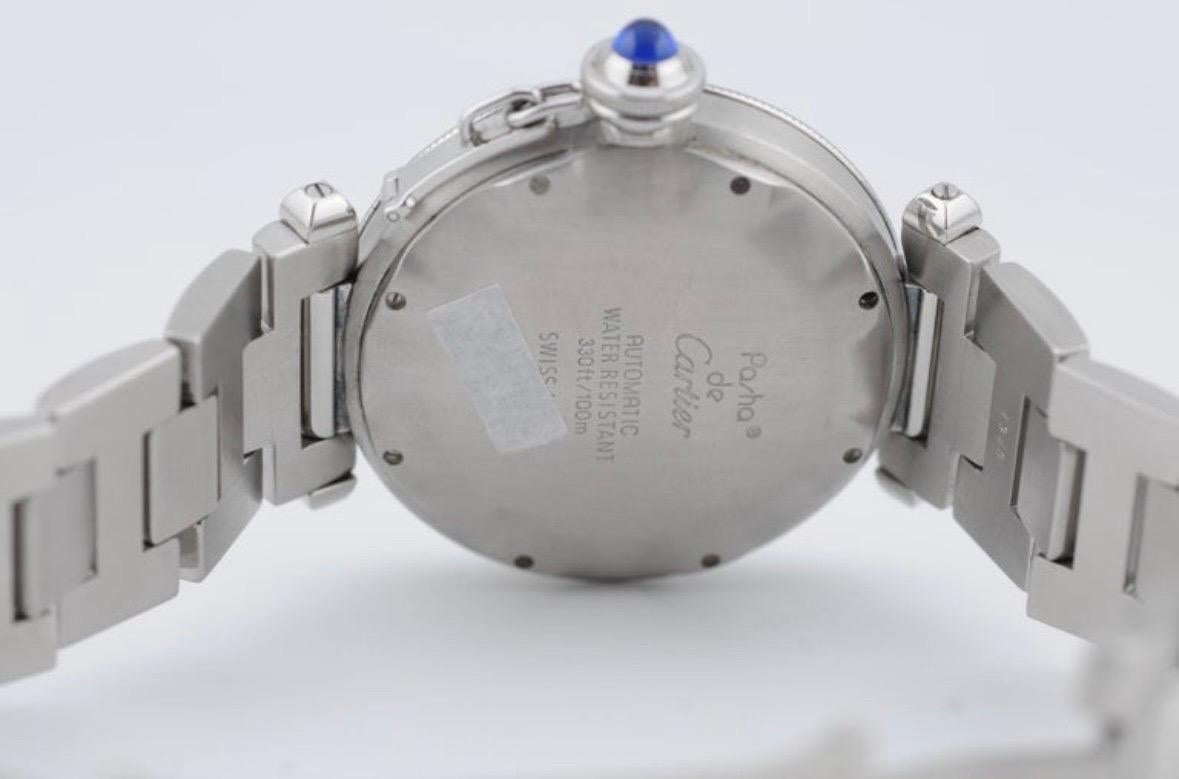 Cartier Pascha 38mm Ref. 1040 (1996) - Automatik, voll besetzt, braunes Zifferblatt, Las im Angebot 1