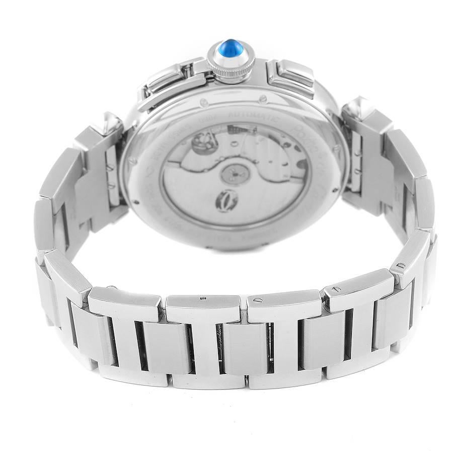 Cartier Pasha 42mm Chronograph Stahl-Herrenuhr W31085M7 2