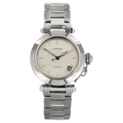 Cartier: Edelstahl-Automatikuhr Pasha 2324