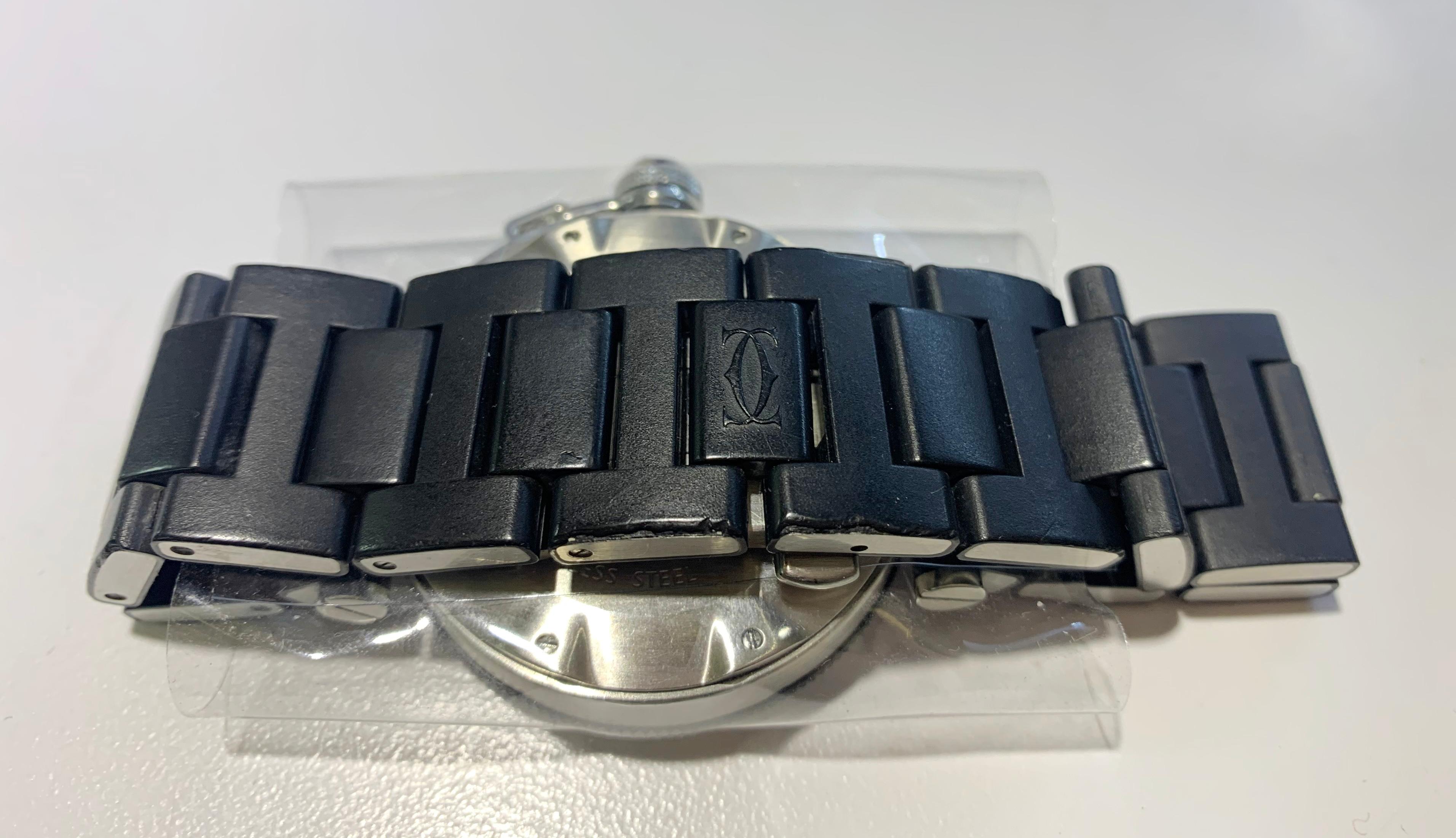 Cartier Pasha Automatikuhr aus Edelstahl 2790 1