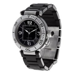 Cartier Pasha Automatik-Uhr aus Edelstahl 2790