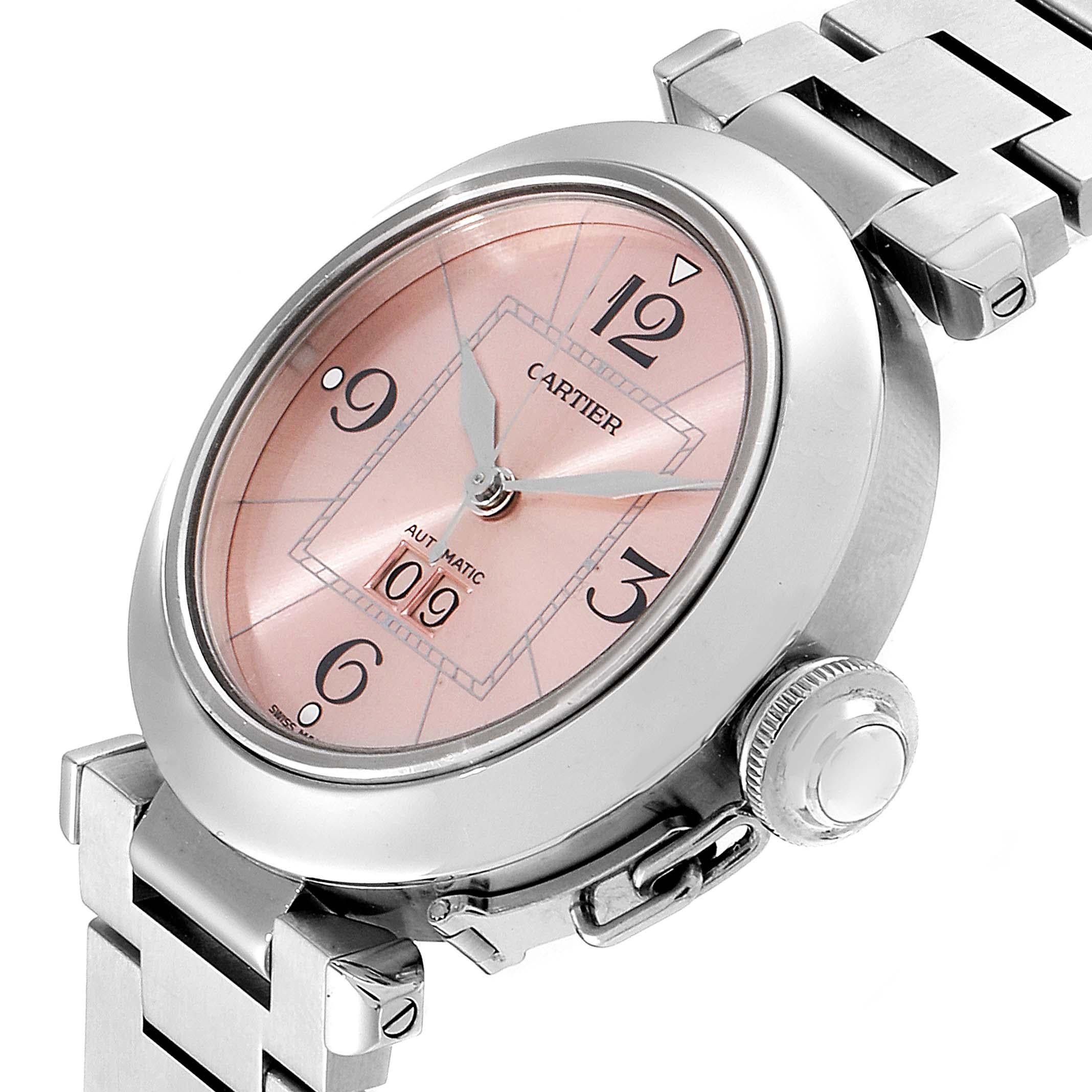 cartier pasha pink dial 