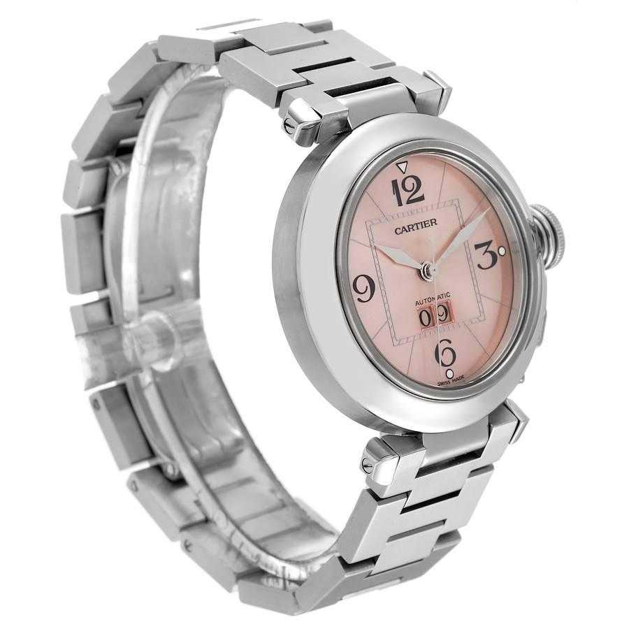 cartier pink dial watch