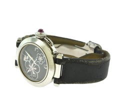 Cartier Pasha Black Flower Dial