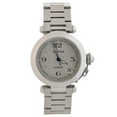 Cartier Pasha C 2324 Stainless Steel Watch in Box