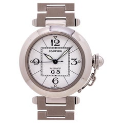 Cartier Pasha C “Big Date” Stainless Steel Automatic Watch, circa 2000s