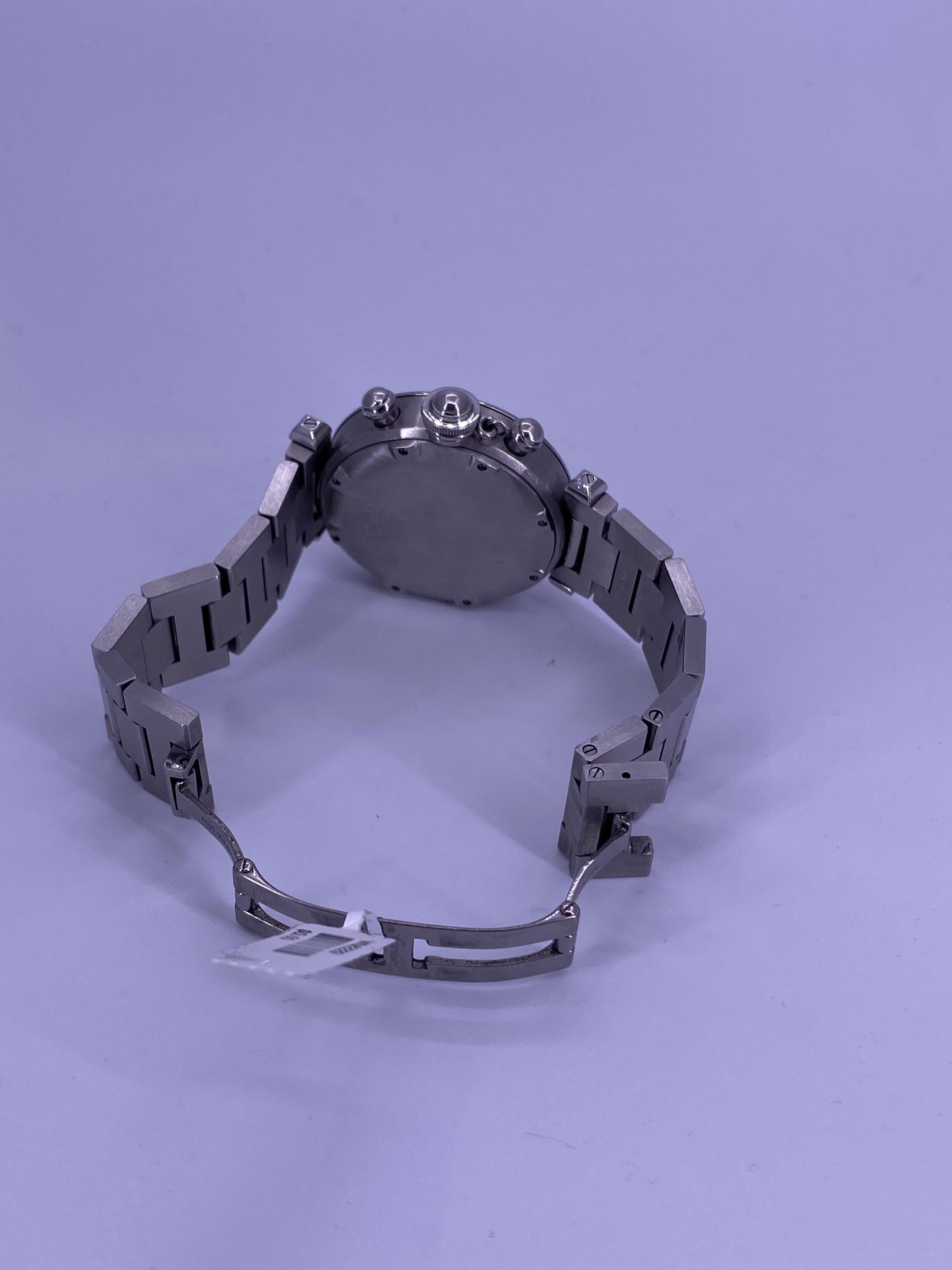 Cartier Pasha C Chronograph Stainless Steel 36mm For Sale 1
