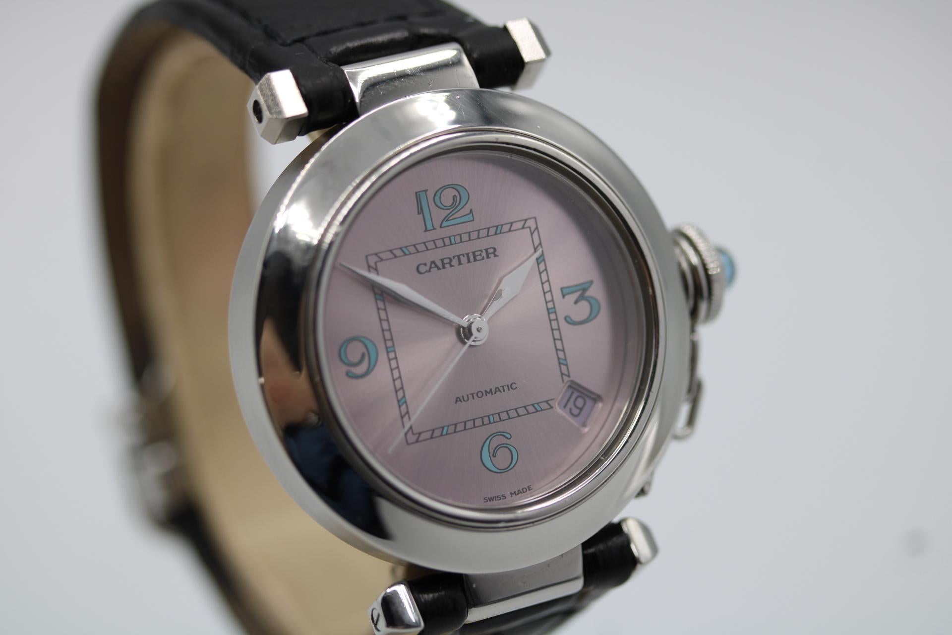Cartier Pasha C Date W3108199 – Limited Edition with Pink Blue Dial  Automatic 2