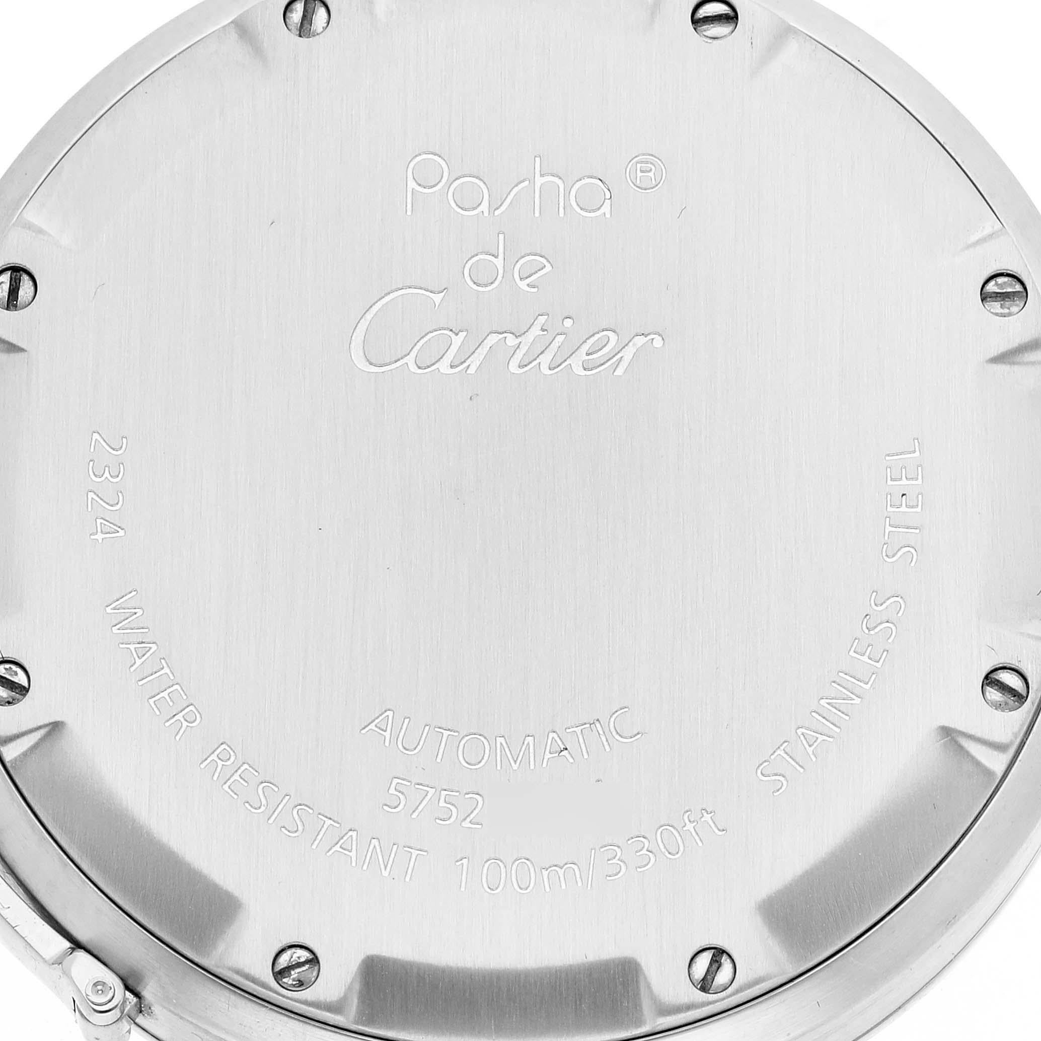 Cartier Pasha C Flower Dial Limited Edition Steel Ladies Watch W3109699 2