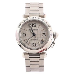 Cartier Pasha C GMT Automatic Watch Stainless Steel 35