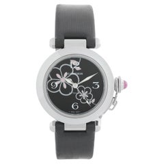 Cartier Pasha C Ladies Limited Edition Winter Flower Steel Watch W3109699