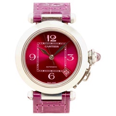 Cartier Pasha C Damen Automatik Violett, Lila, Ref. 2324