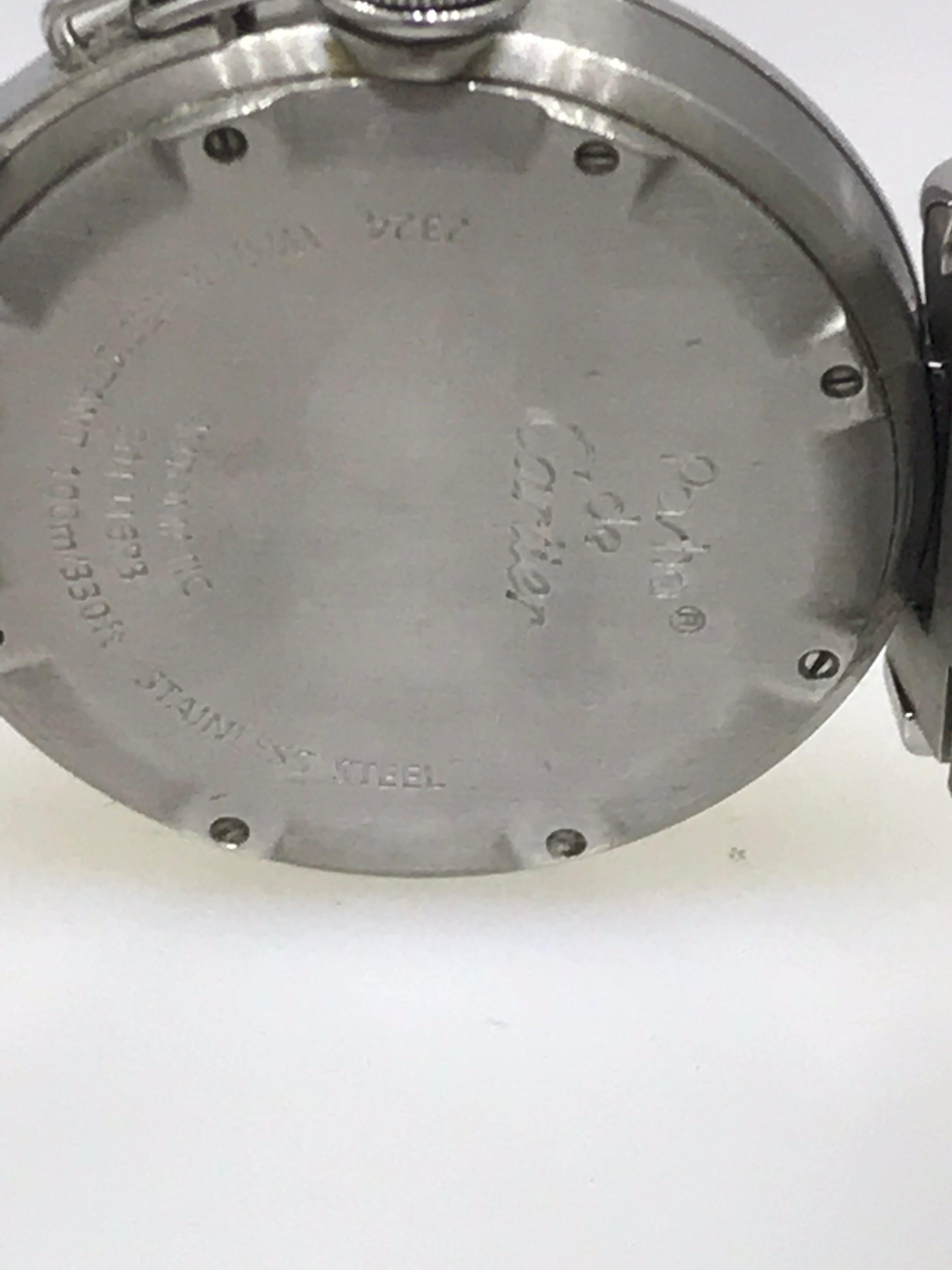 Cartier Pasha C Medium Black Dial Automatic Men's Watch W31053M7 For Sale 5