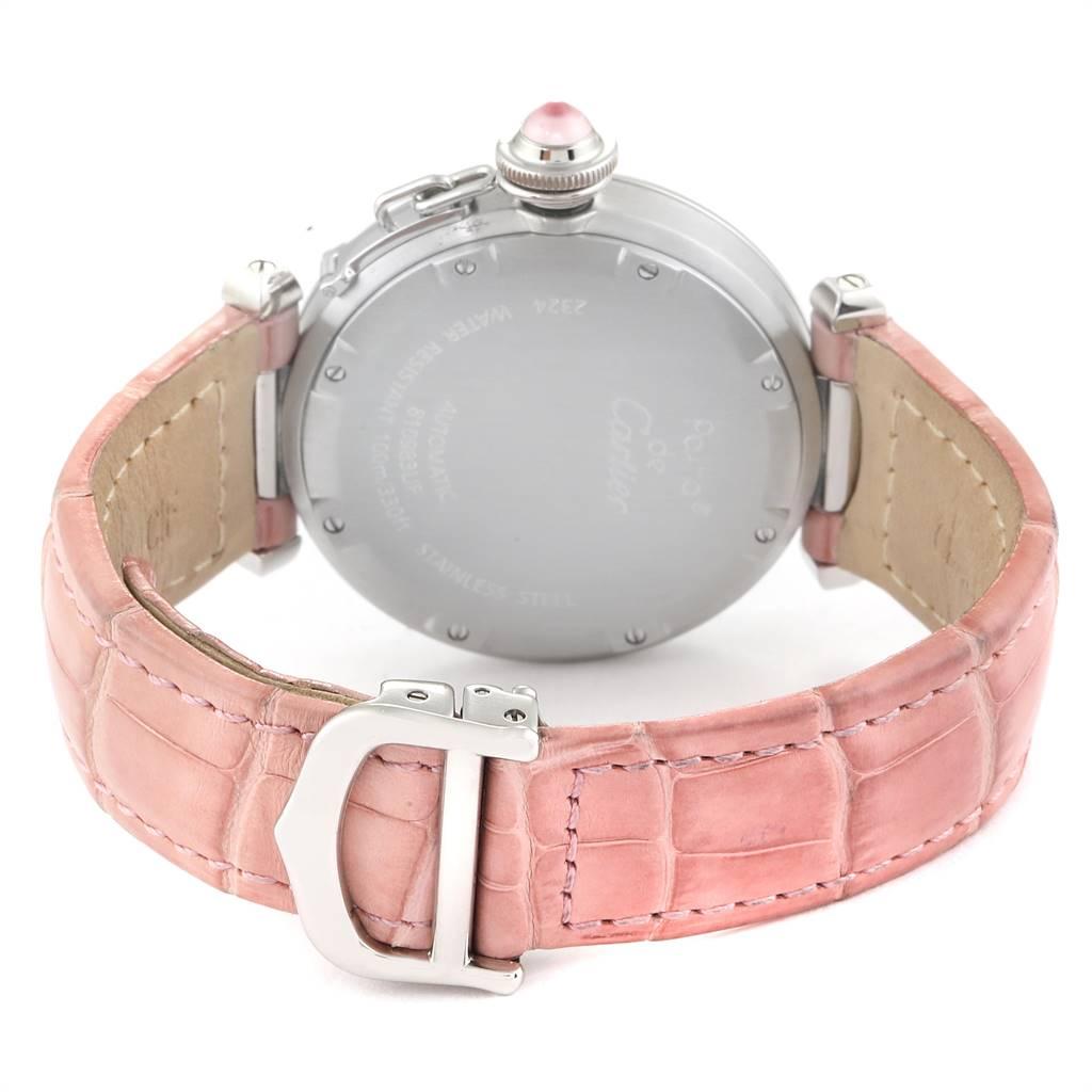 Women's Cartier Pasha C Medium Pink Mother of Pearl Limited Edition Watch 2324 For Sale