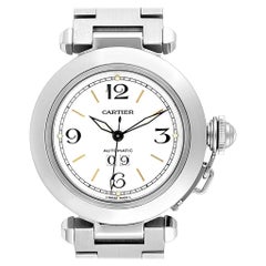 Cartier Pasha C Midsize Big Date Automatic Steel Unisex Watch W31044M7