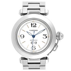 Cartier Pasha C Midsize Big Date Automatic Steel Watch W31044M7