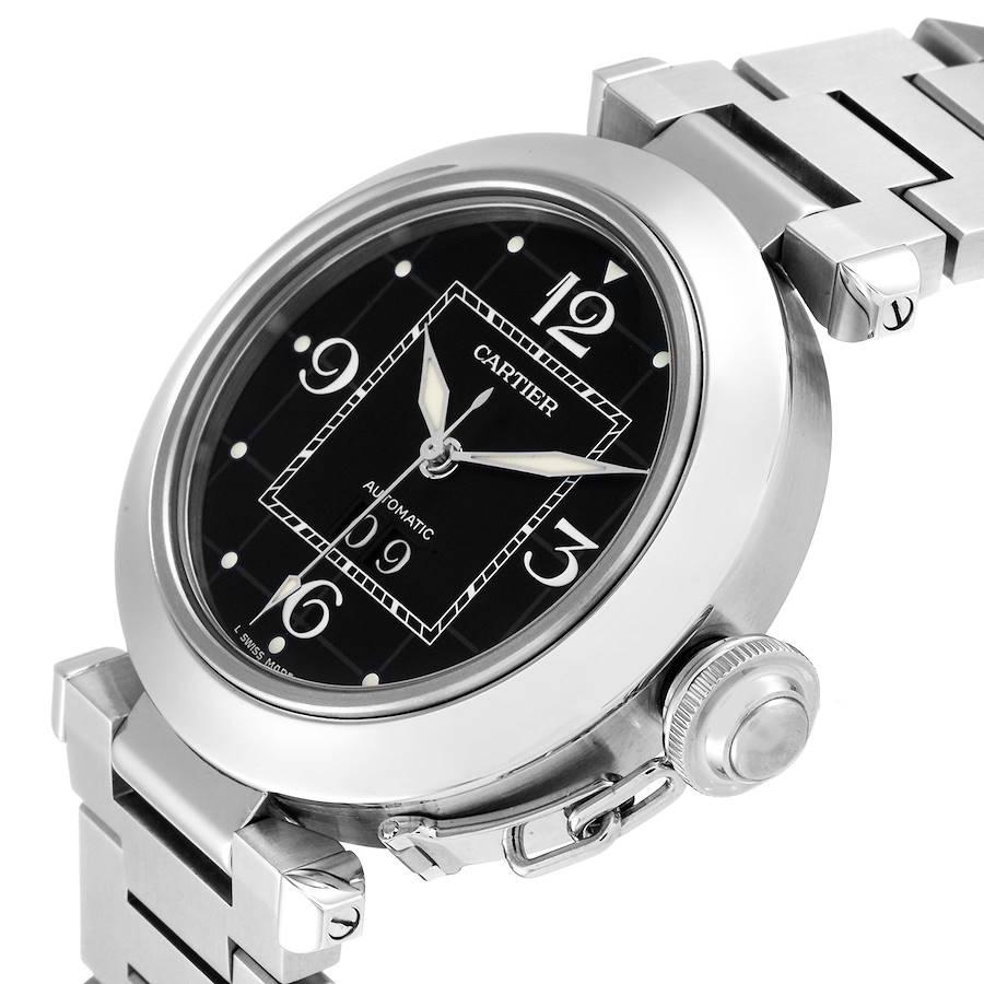 Cartier Pasha C Midsize Black Dial Automatic Ladies Watch W31053M7 1