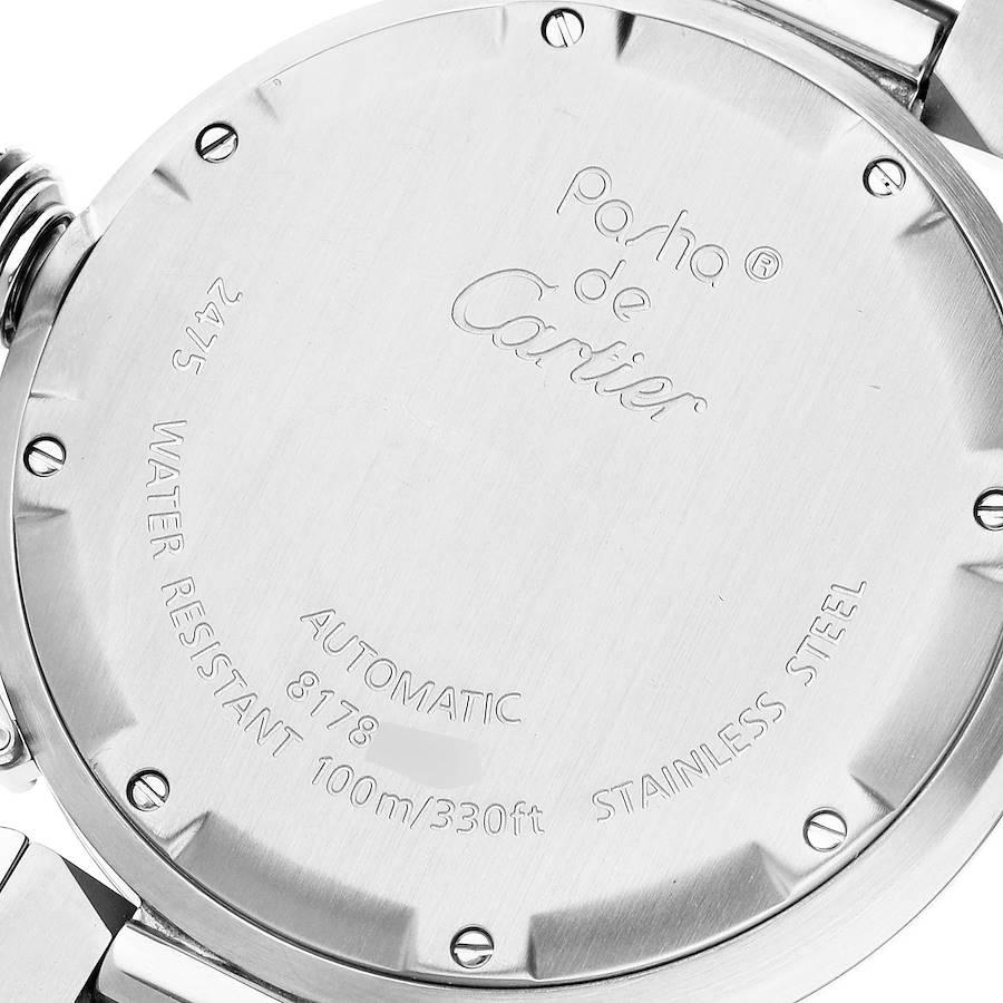Cartier Pasha C Midsize Black Dial Automatic Ladies Watch W31053M7 2