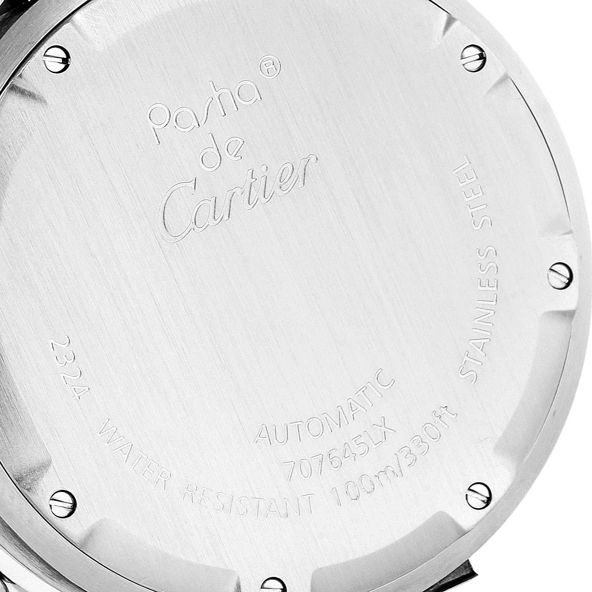 Cartier Pasha C Midsize Pink Dial Automatic Ladies Watch W31075M7 Box 2
