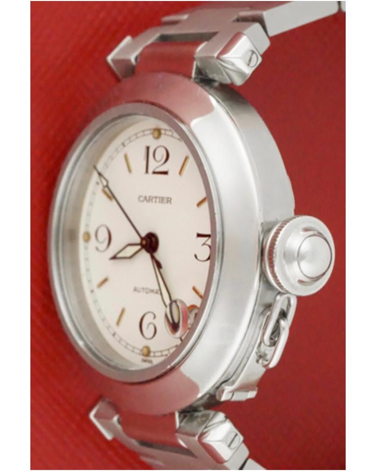 Cartier Pasha C Model W31043M7 Men's Watch For Sale 1