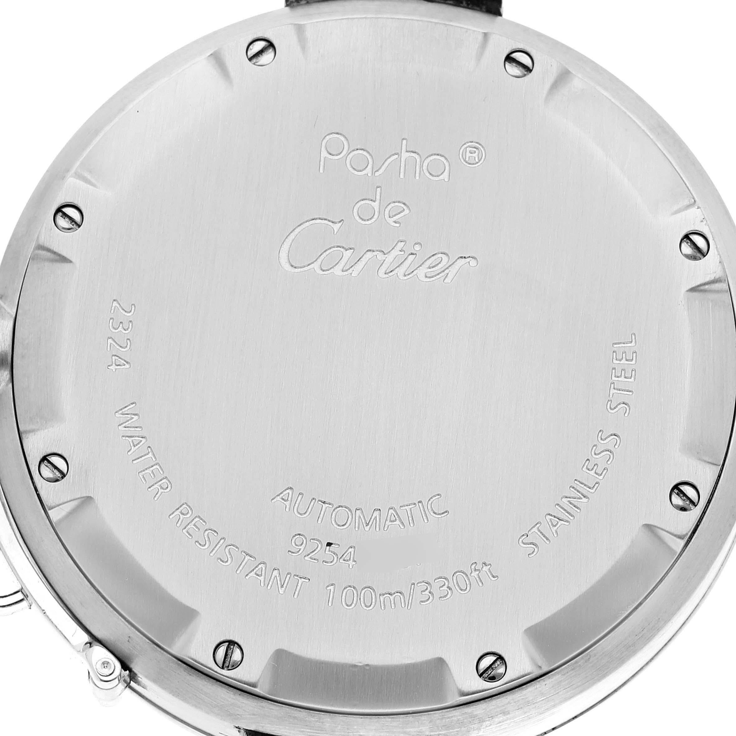 Cartier Pasha C Raspberry Dial Limited Edition Steel Ladies Watch W3108299 2
