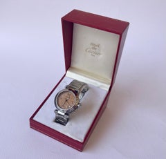 Cartier Pasha C Steel Salmon Grid Dial 35mm 2324 Automatic Watch