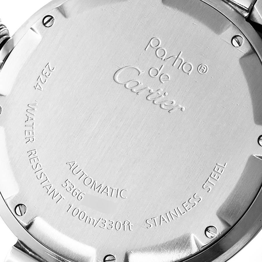 Cartier Pasha C White Dial Automatic Steel Unisex Watch W31074M7 3